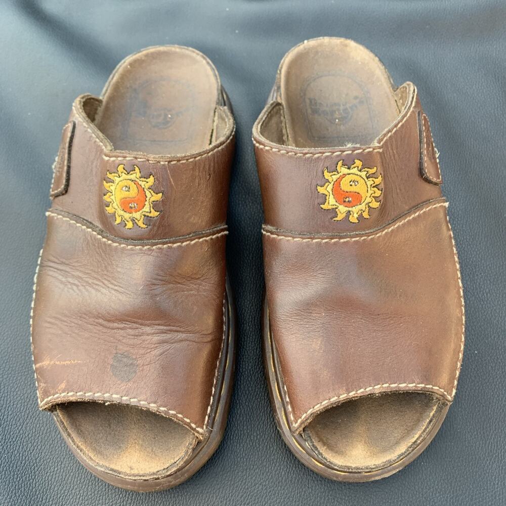 Vintage Dr Martens Sz Uk 6 USA 8 Made In England Sun Flower